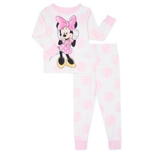 NEW w/ Tags: Minnie Mouse Toddler 2-Piece Pajama Set